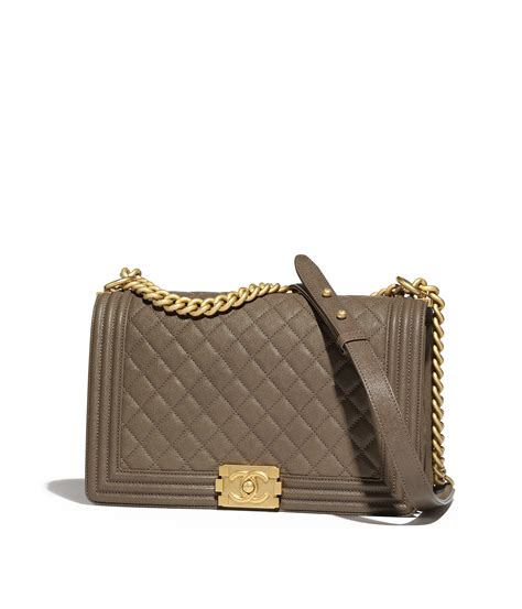 khaki green chanel boy bag|chanel black handbags.